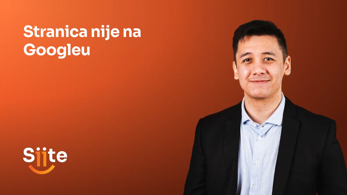 Nova web stranica koja se ne pojavljuje na Googleu, uz SEO stručnjaka u Siiteu