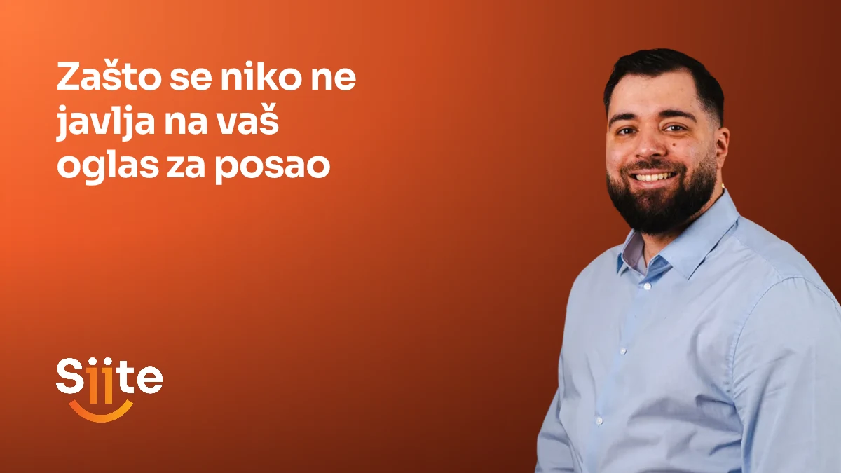 Zašto se niko ne javlja na vaš oglas za posao, uz web stručnjaka u Siiteu